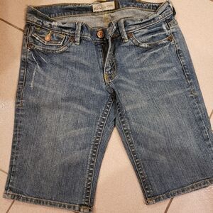 Denim Shorts, Ultra Low Rise, Stretch, Old Navy, Size 6